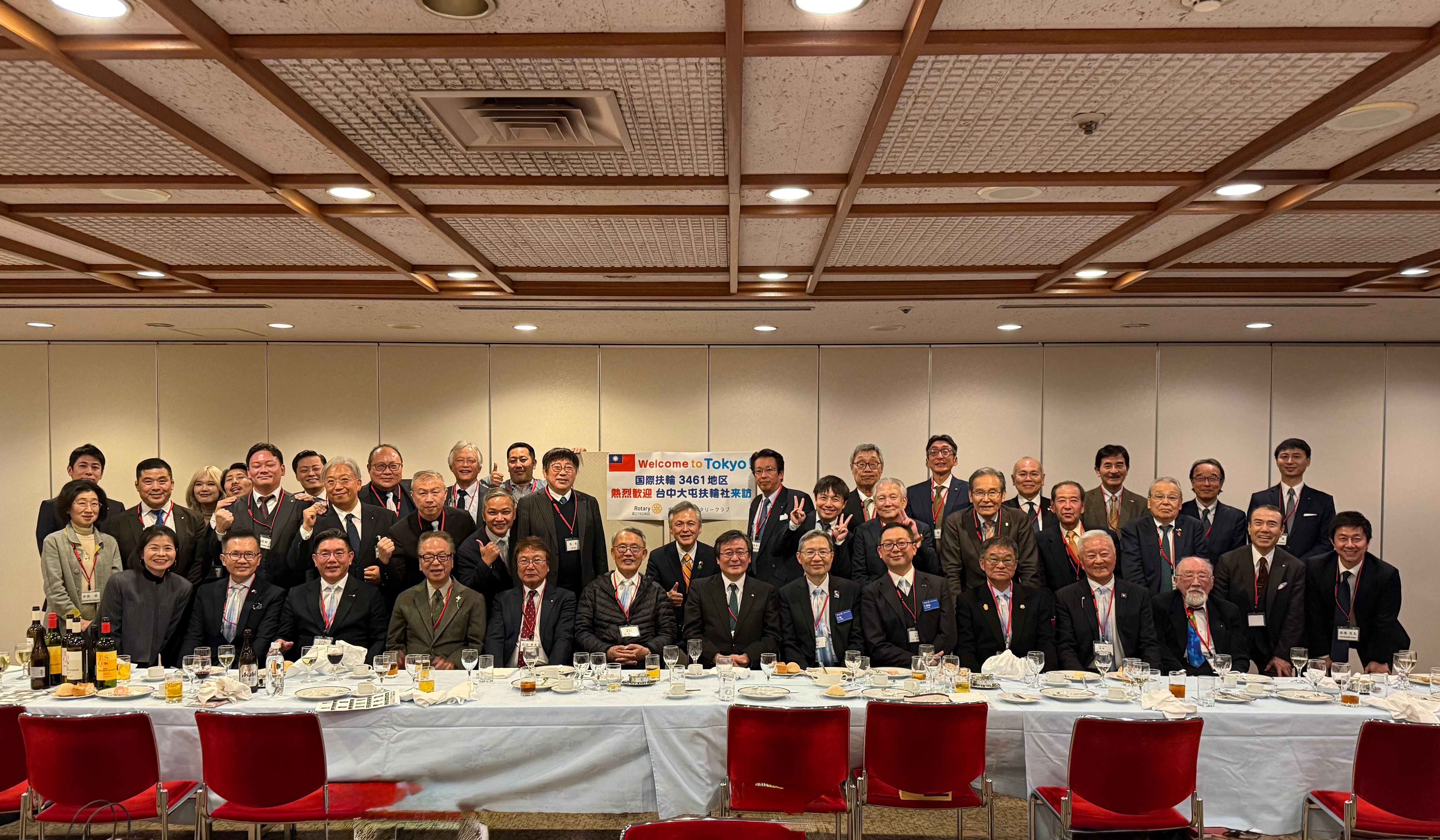 台中大屯RC歓迎夕食会